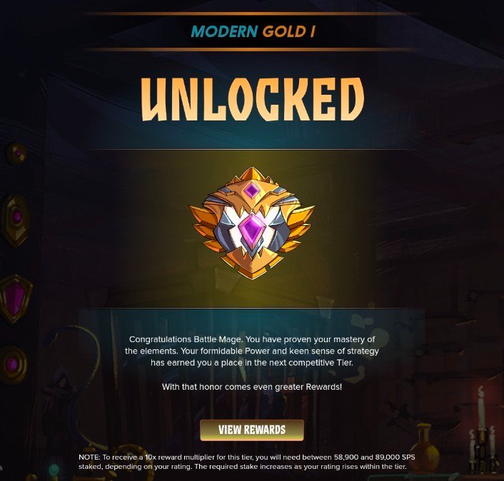 mirzaiqi's tweet photo. Splinterlands Journey: Finally Gold 1 after a long wait and some great rewards! — Hive https://t.co/jbCWTpDPw3 #splinterlands #thgaming #hivegaming #play2earn https://t.co/NP7at0Ku2h