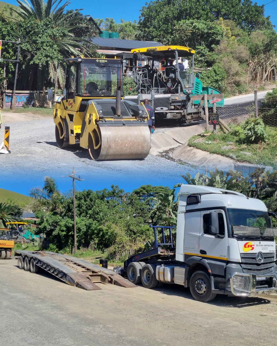 G5Civil's tweet image. G5 Civil Contractors at Work in Coffee Bay🚧🚧

We’re proud to showcase G5 civil contractors delivering high-quality asphalt paving in the challenging terrain of Coffee Bay. 

#coffeebay @_ArriveAlive @City_Ekurhuleni #construction
