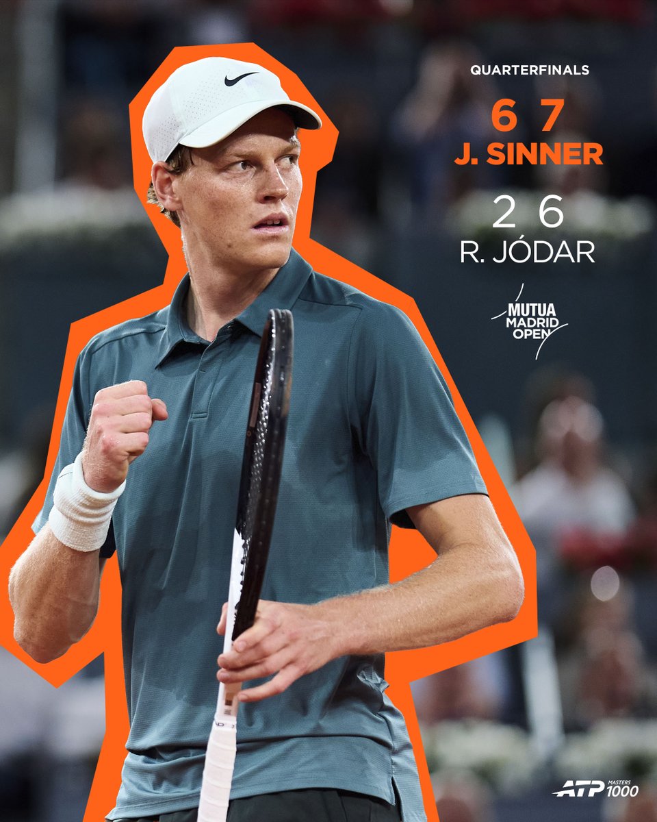 World No. 1⃣ for a reason 💫

🇮🇹 <a href="/janniksin/">Jannik Sinner</a> notches up a hard-fought straight setter over Jódar to reach his maiden #MMOPEN semifinals.

<a href="/atptour/">ATP Tour</a> | <a href="/ATPTour_ES/">ATP Tour en Español</a>