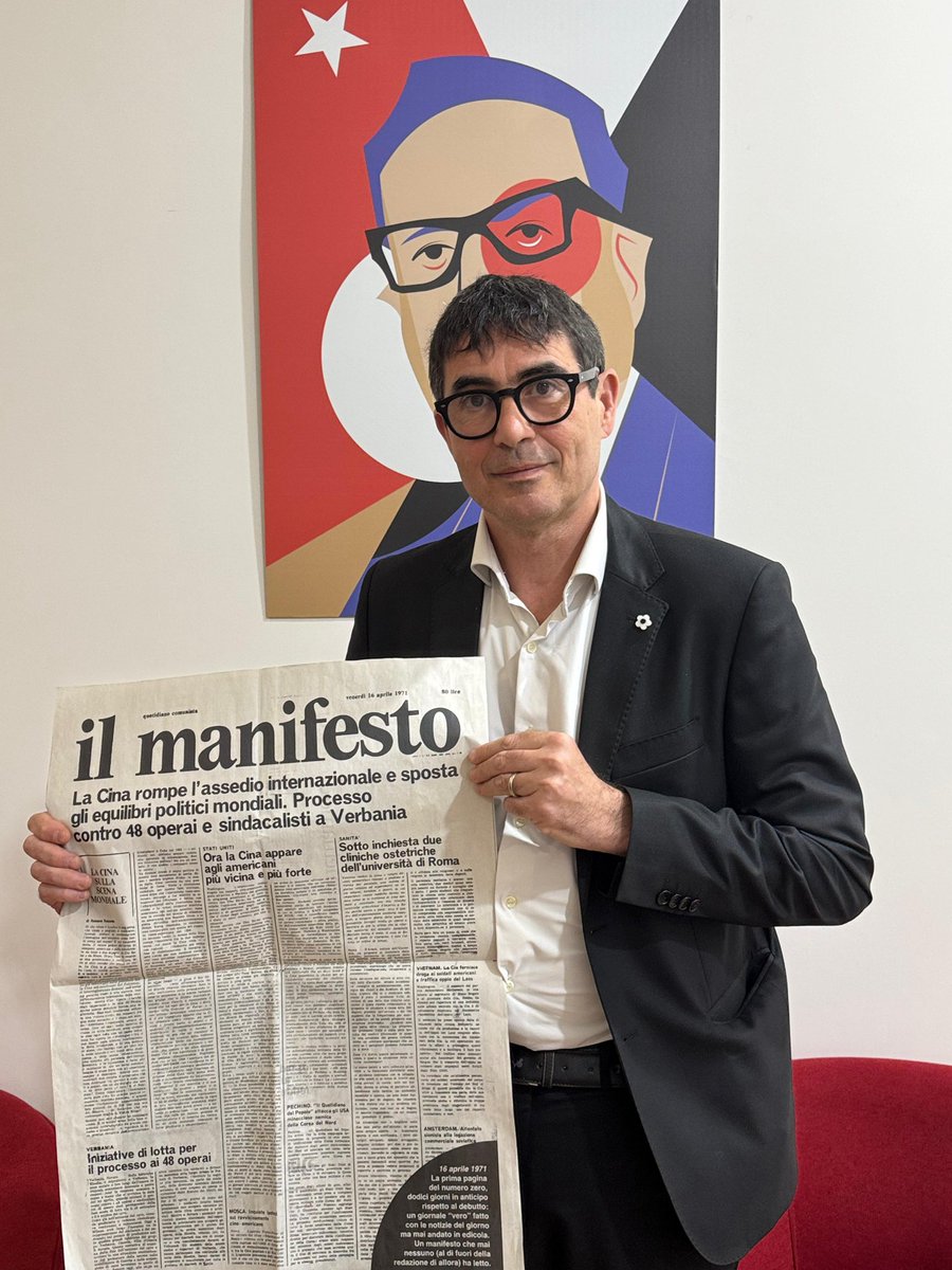 Il Manifesto compie 55 anni e ha festeggiato facendoci un regalo, pubblicando la prima pagina del numero 0, un versione mai uscita a firma di Rossana Rossanda. Grazie. I nostri migliori auguri a tutta la redazione per questo traguardo .
<a href="/ilmanifesto/">il manifesto</a>