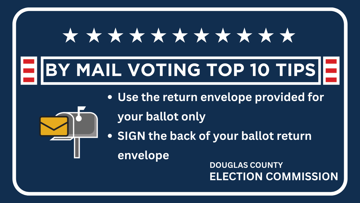 dcElections's tweet photo. This week we're sharing 10 tips for voting by mail. Up next: use the return envelope provided for your ballot only and sign the back of your ballot return envelope before returning your ballot. https://t.co/H3zkb38HOl