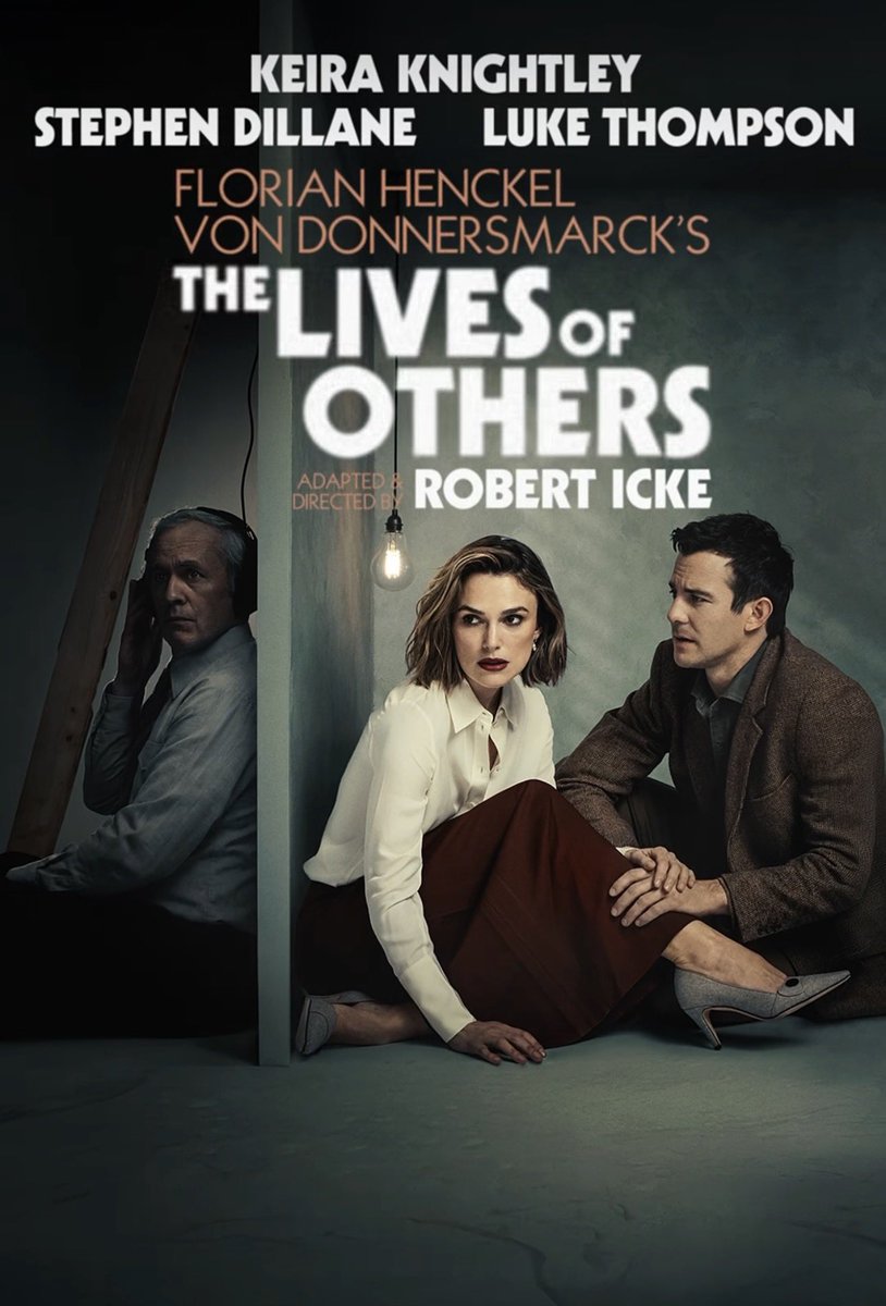 KeiraKsource's tweet photo. Keira Knightley is set to lead a London stage adaptation of the Oscar-winning German film The Lives of Others, joined by Stephen Dillane and Luke Thompson. |via https://t.co/lwuSzc7TPW https://t.co/Gq0R1yI3b0