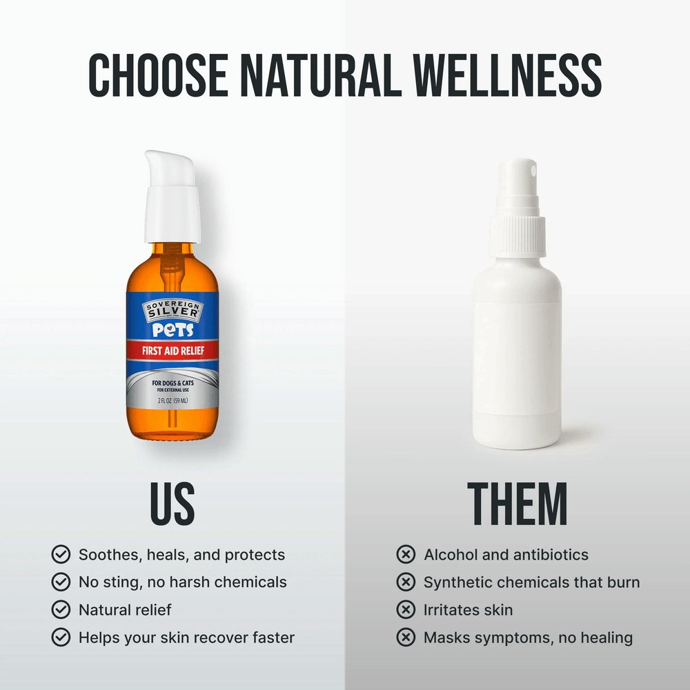 sovereignsilver's tweet photo. Are you outsourcing your pet's health to conventional treatments that only mask symptoms? Natural remedies like Sovereign Silver Pet First Aid provide healing support without compromising long-term wellness.

NEW RULE: Your pet's health sovereignty matters as much as your own. https://t.co/jiR8plHyhq