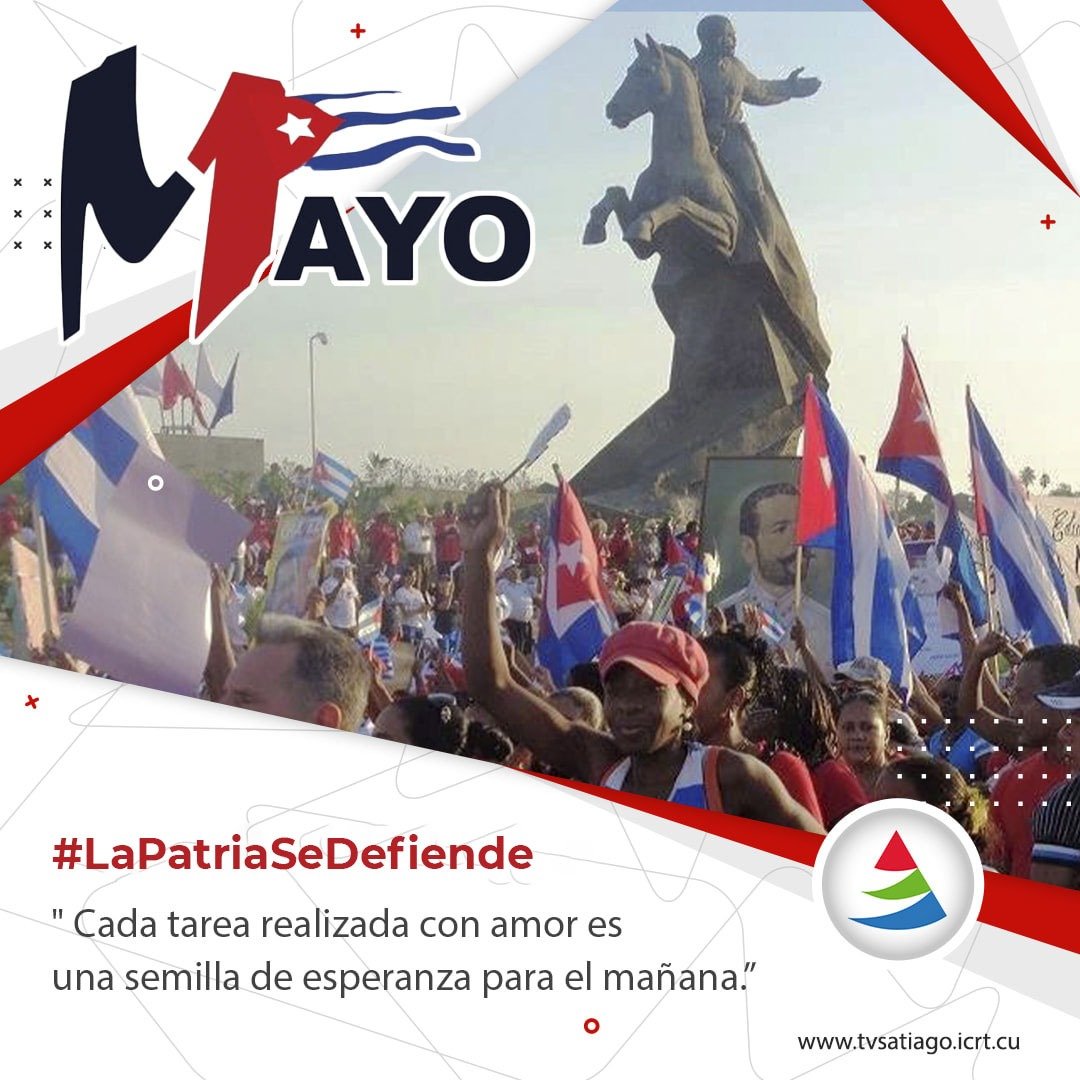 Nos vemos el 1 de Mayo, #LaPatriaSeDefiende
#SantiagodeCuba