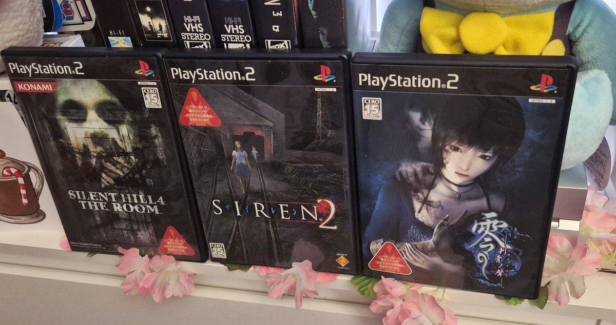 More Japanese box art of horror games! (⁠◕⁠ᴗ⁠◕⁠✿⁠)
Silent Hill 4, Siren 2 and Fatal Frame 3 ♡