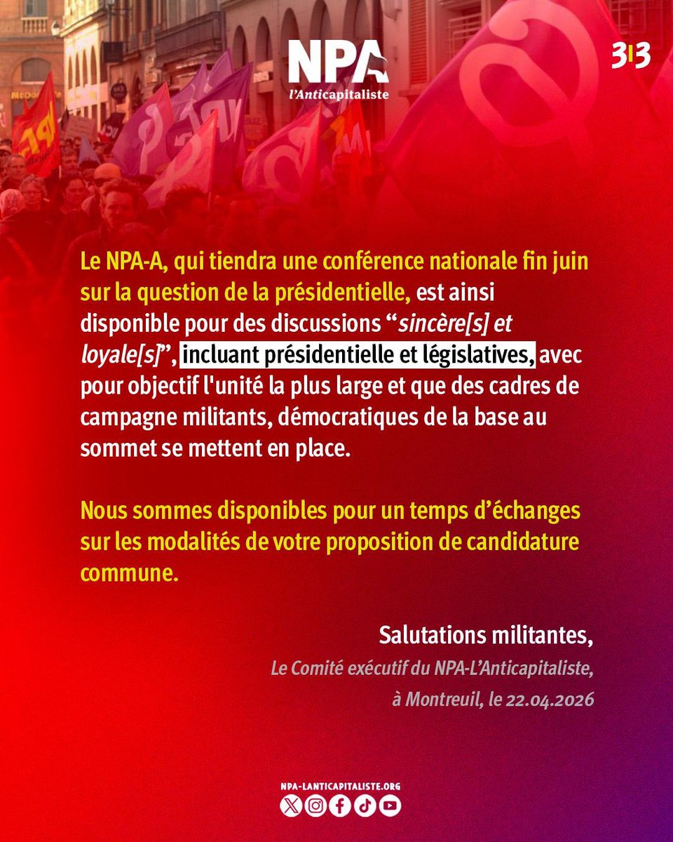 NPA - L'Anticapitaliste tweet media