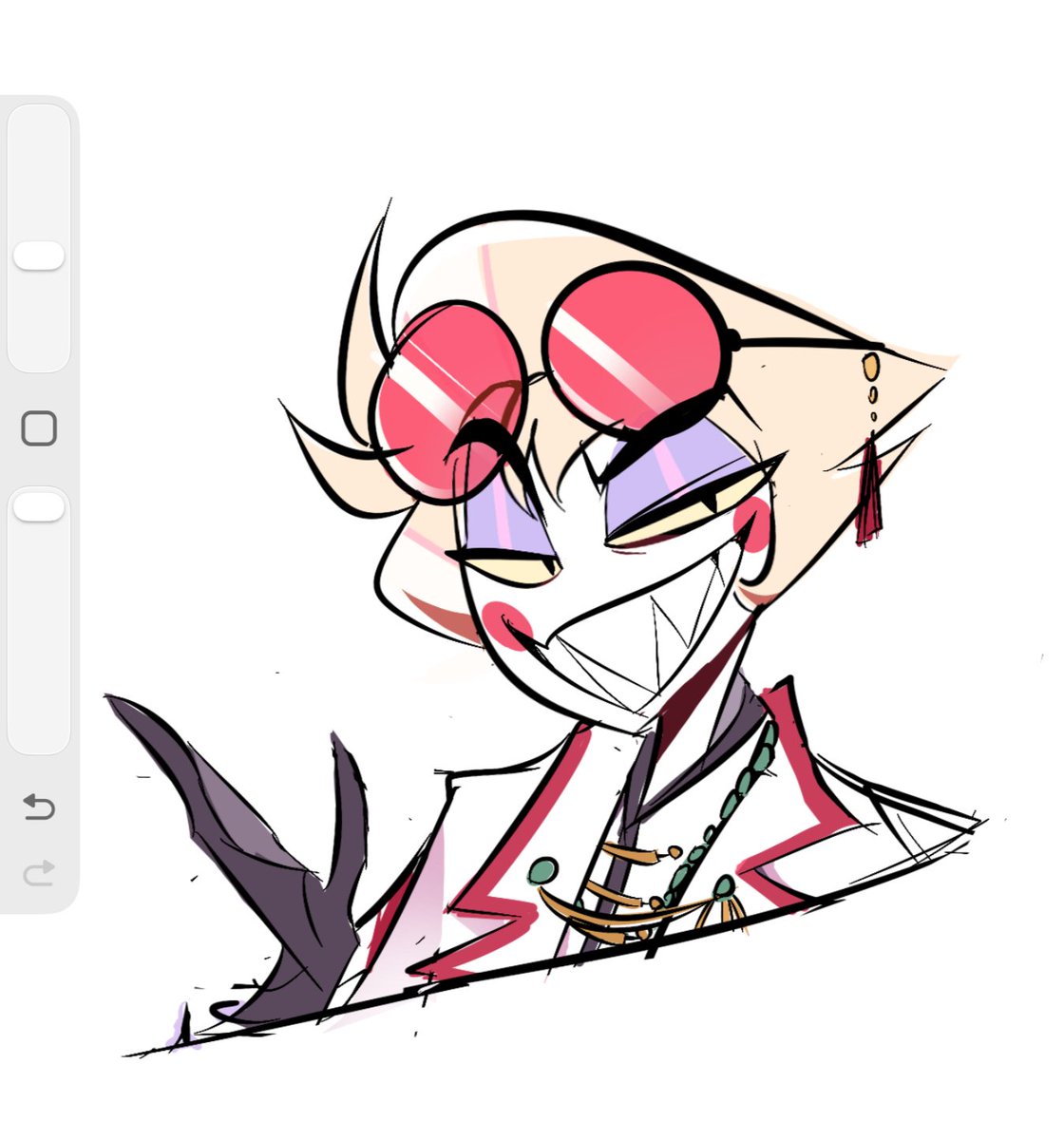 I drew Lucifer costome designed by my friend!