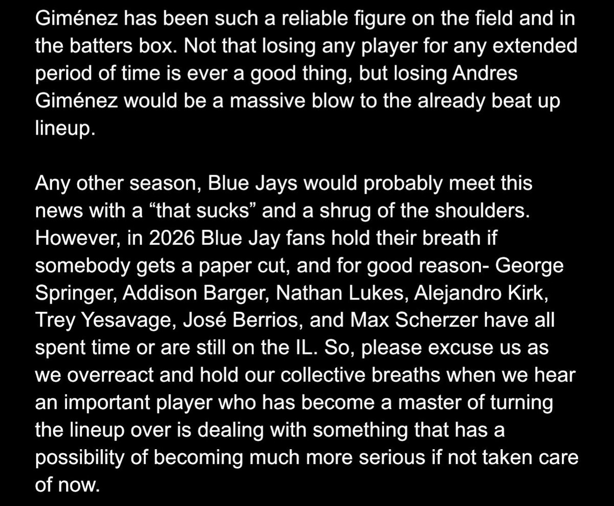 Dear Jays Nation tweet media