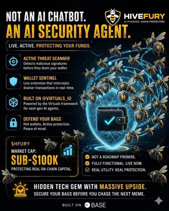 ACXtrades's tweet photo. AInative security layer on Base

What matters most in Web3 right now?

- AI technologies
- Security
- Value for the community and the entire industry

All of this is part of $Hfury https://t.co/I7SGnRlBEy