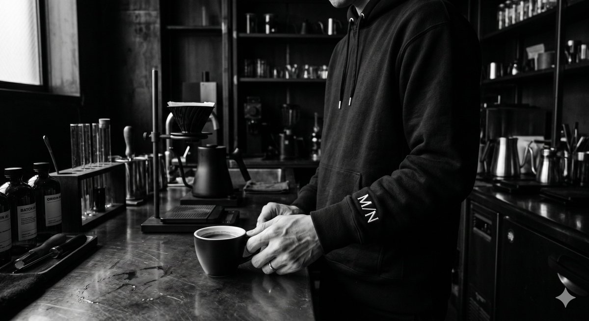 KURO | モノトーンカフェ東京 | 静寂の手前 tweet media