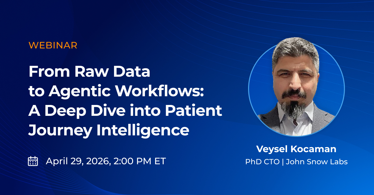 JohnSnowLabs's tweet image. It’s today!

👉 Register now to explore Patient Journey Intelligence in action: hubs.li/Q04dWb760  

#DigitalHealth #HealthcareInnovation #ClinicalData #AIinMedicine #HealthcareAnalytics #MedicalNLP