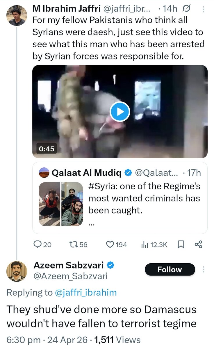 theMioKhan's tweet photo. Hey

Is this you cheering for a horrific massacre of Syrians &amp; even Palestinians?

You don't get to distribute certificates as to who is a Zionist and who isn't. https://t.co/yp8OHdkTre