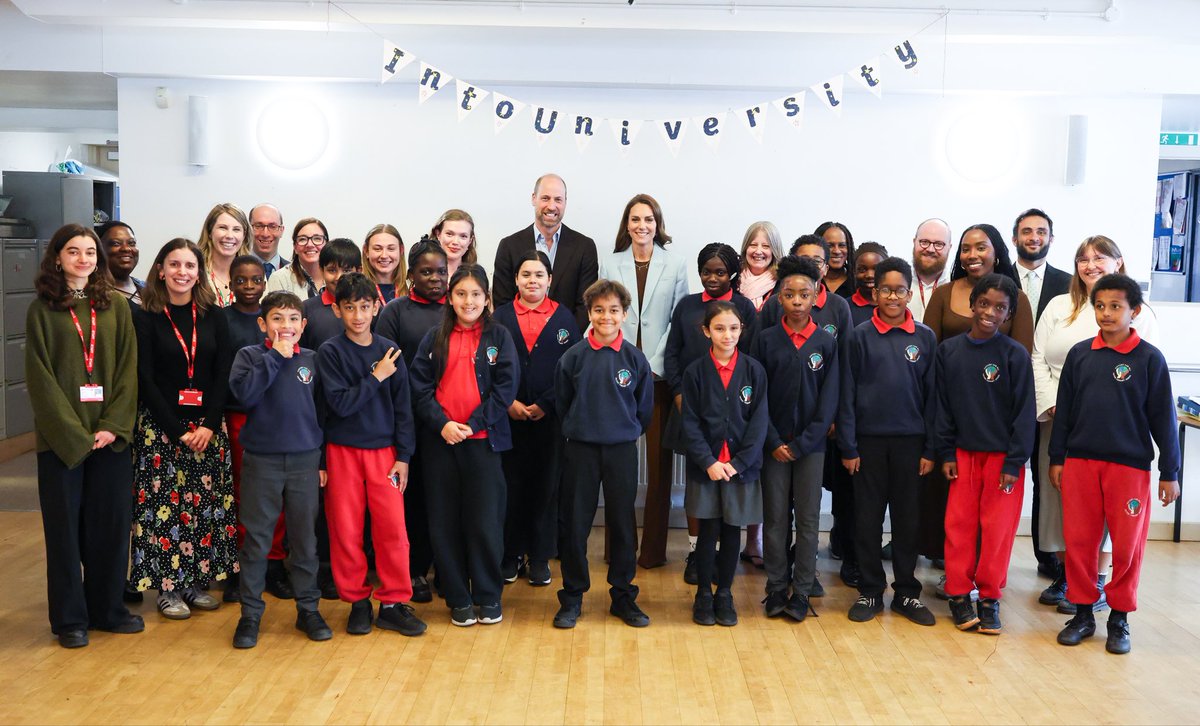 A 15th wedding anniversary drop-in to IntoUniversity. A charity that aims to help young people reach their full potential in education and beyond. 

Proud to know that IntoUniversity benefitted from the Royal Wedding Gift Fund in 2011 and continues to provide academic support for