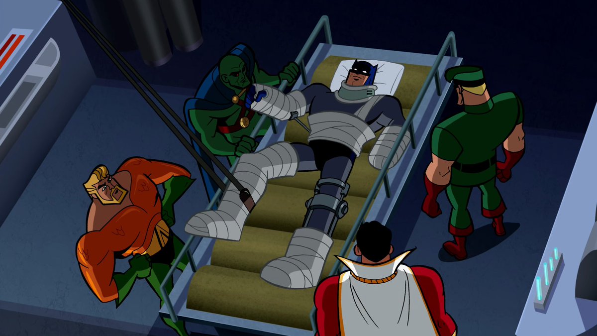 worldsfinest's tweet image. The Batman: The Brave and The Bold episode "Night of the Batmen" debuted on this day (Apr. 29) in 2011! A great episode, based on issue #13 of the 2010 Batman: The Brave and The Bold tie-in comic, Batman's friends offer to help when the hero is injured. #BatmanBraveBold #Batman