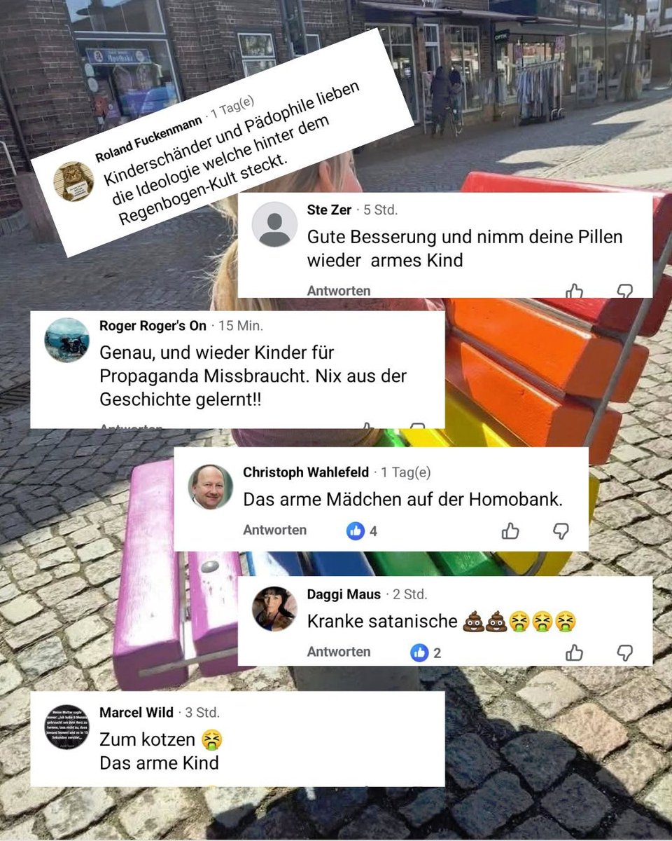 Suzimiya's tweet image. Christina Christiansen #Fb ·

POV:
Du postest ein Bild mit deinem Kind auf einem Regenbogenstuhl 🙈
#fckafd
#niewiederistjetzt
#neveragain
#braunespack
#fcknzs