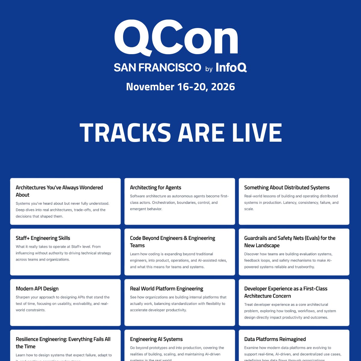 QCon San Francisco Software Development Conference tweet media