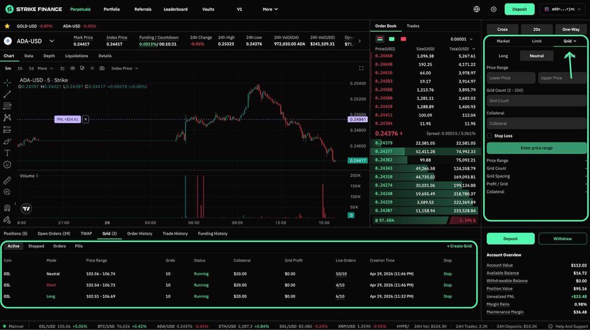 Strike | Onchain Perps tweet media