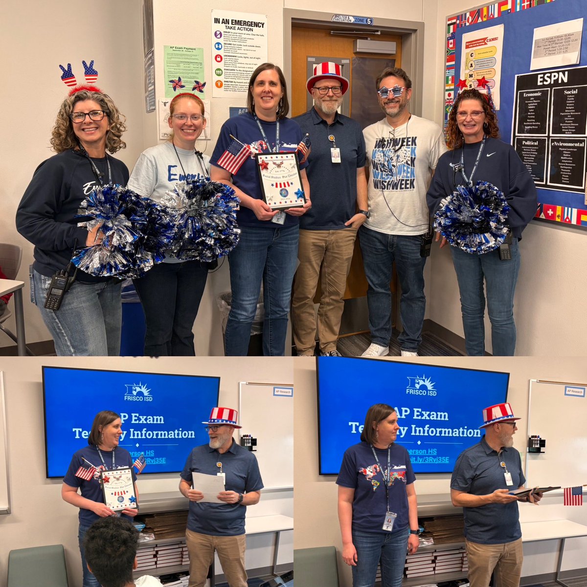 FISDsocstudies's tweet image. Congratulations to  Janet Lechleitner @EHSFrisco for being selected our Social Studies Star Educator! #socialstudies #starteacher