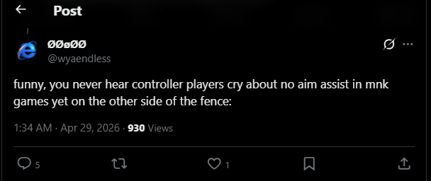 nomad1L's tweet photo. @wyaendless @Kryptical @Matty_OW so when you typed this, why did u mention mnk games when the convo was about aim trainers? https://t.co/F58RAPMeDC