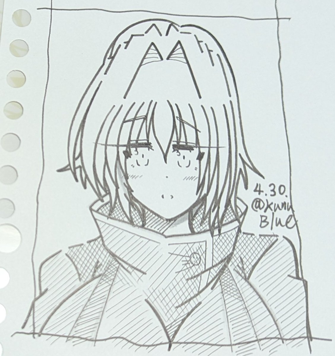 コトモリ・レンちゃんを久しぶりに描きました。 