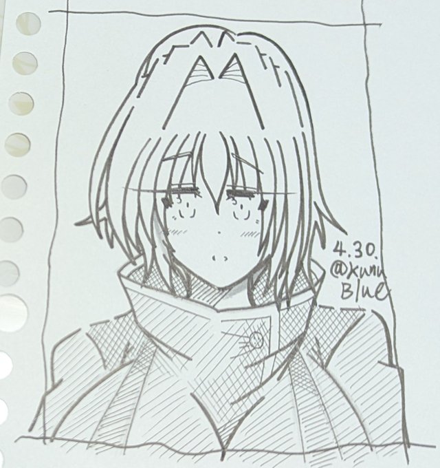 コトモリ・レンちゃんを久しぶりに描きました。 