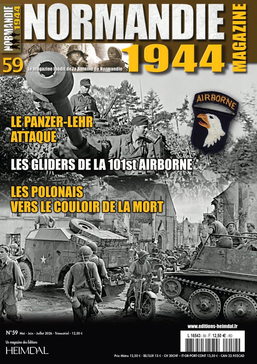 JacquesWiacek's tweet photo. La Pologne 🇵🇱 est à l'honneur dans le "Normandie 1944" #59, avec un article de fond dédié aux combats de la division Maczek à Chambois, en 1944. Il sera suivi en août par le récit des affrontements à Montormel, qui terminera ce cycle consacré à la poche de Falaise-Chambois. https://t.co/kNMvGhcxUJ