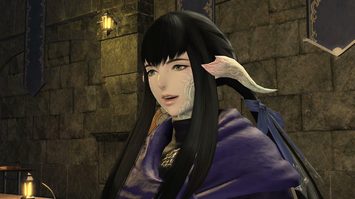 LunalescaFR's tweet photo. @FFXIV_NEWS_FR Bonsoir, je crois qu'il y a également un problème avec la mise à jour graphique des yeux de Yugiri (mais j'en suis pas sûr), voici deux images, une avant la 7.5 et une après. https://t.co/cxs03zqI9e