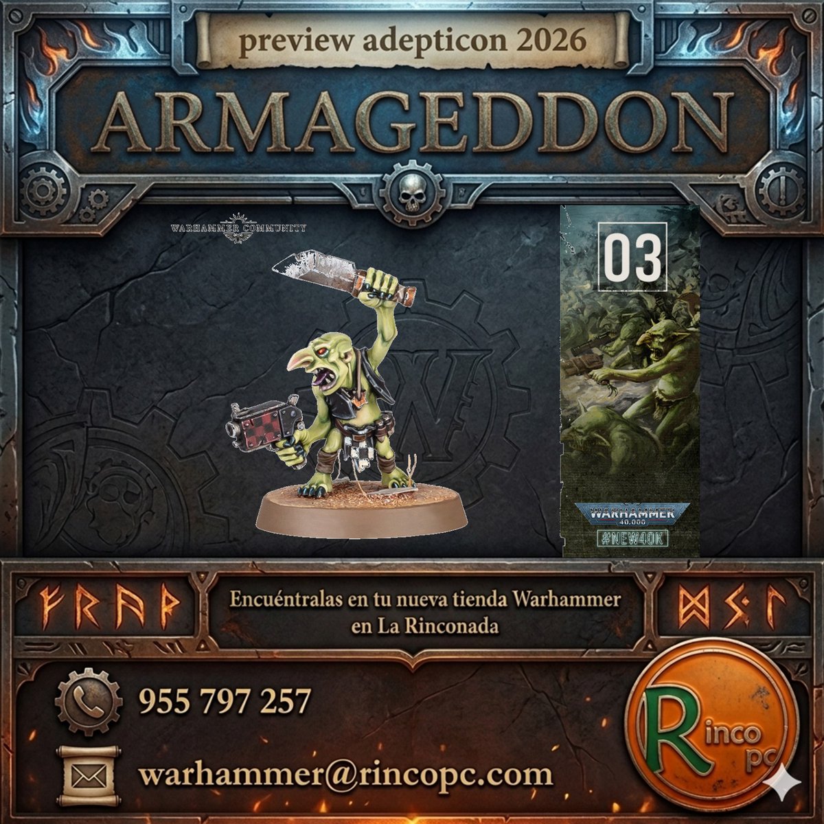 RincoPc's tweet photo. #New40k – Se revela la Semana Grot: Día 3 https://t.co/N1IjQtfw31