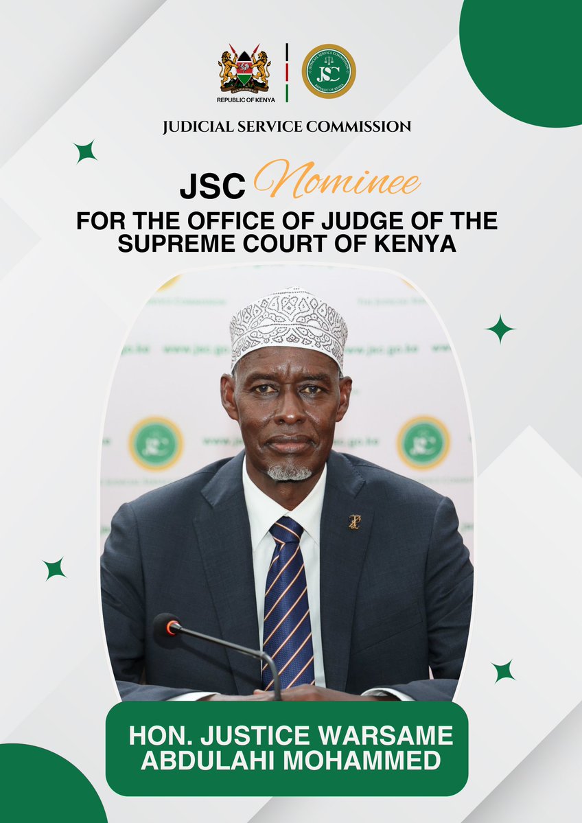 Judicial Service Commission Kenya (JSC) tweet media
