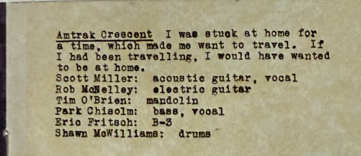 commonwealther's tweet photo. Listen to “Amtrak Crescent” on Scott’s new double LP, Farm To Vinyl - The Collected Works of Scott Miller 🌾
#FarmToVinyl #SingerSongwriter #HomegrownMusic #TheCollectedWorksOfScottMiller #FarmFreshMusic https://t.co/NBby1z8w7V