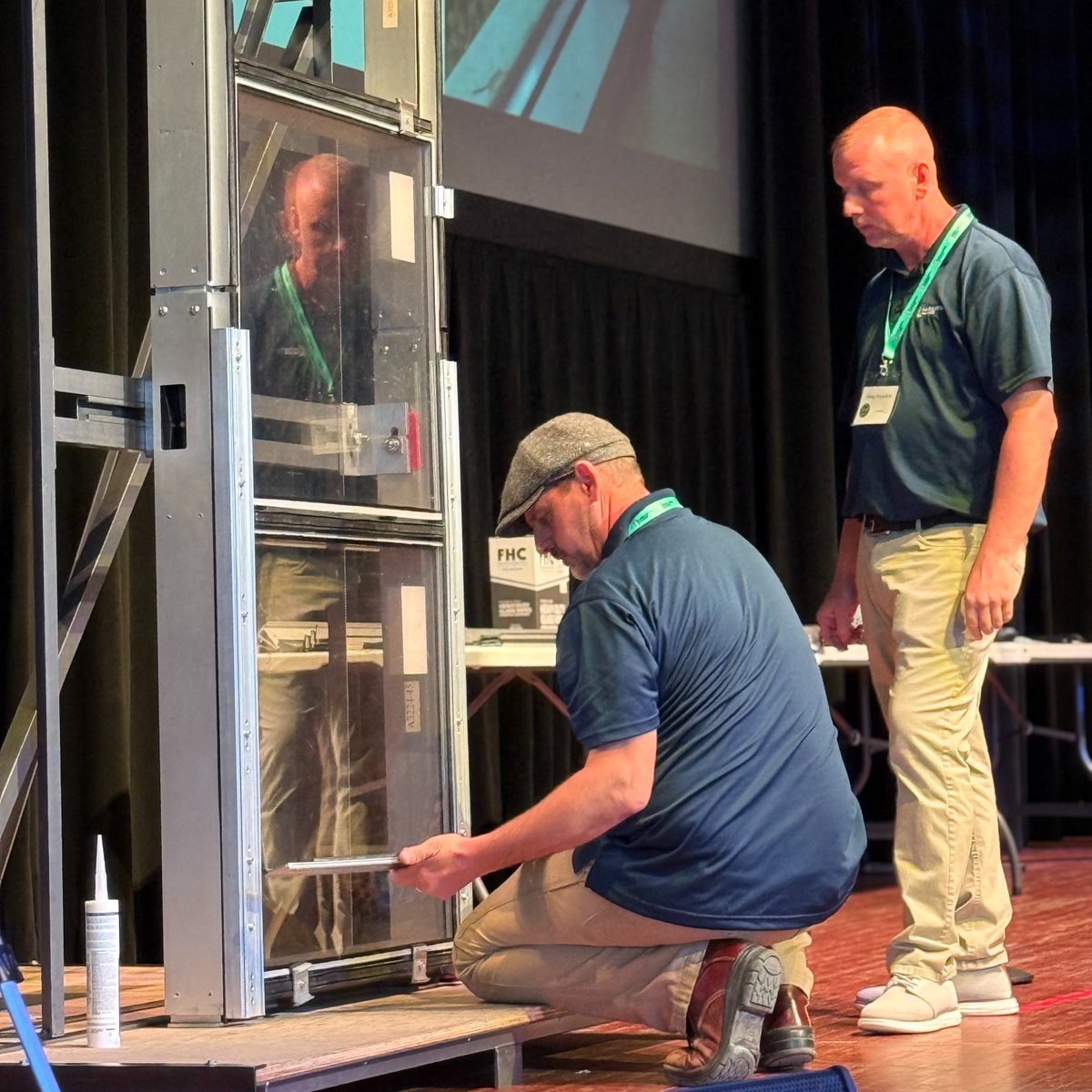 TheGMAlliance's tweet photo. Where projects succeed—or fail—often comes down to execution.

Scott Kennett, @naccprogram &amp; @AgmtProgram Program Manager; Doug Drydsale; and Billy Graham are leading a hands-on @AIANJ Continuing Education class here at our #GlassSymposium. https://t.co/uS8MWwtoLM