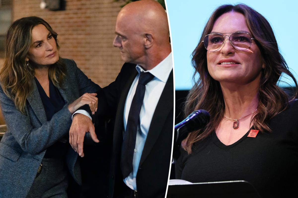 Mariska Hargitay exposes who cut Christopher Meloni kissing scene on ‘Law &amp; Order: SVU’ trib.al/6Rh9rPj