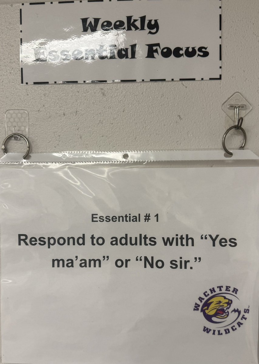 AngieEdinger's tweet image. Schools not only teach Math, Science, Reading, etc. Let’s not forget about those soft skills that come with being an adult. Our AVID essential focus for the week…we are teaching middle schoolers how to talk to adults! #yesmaam #nosir #AVID