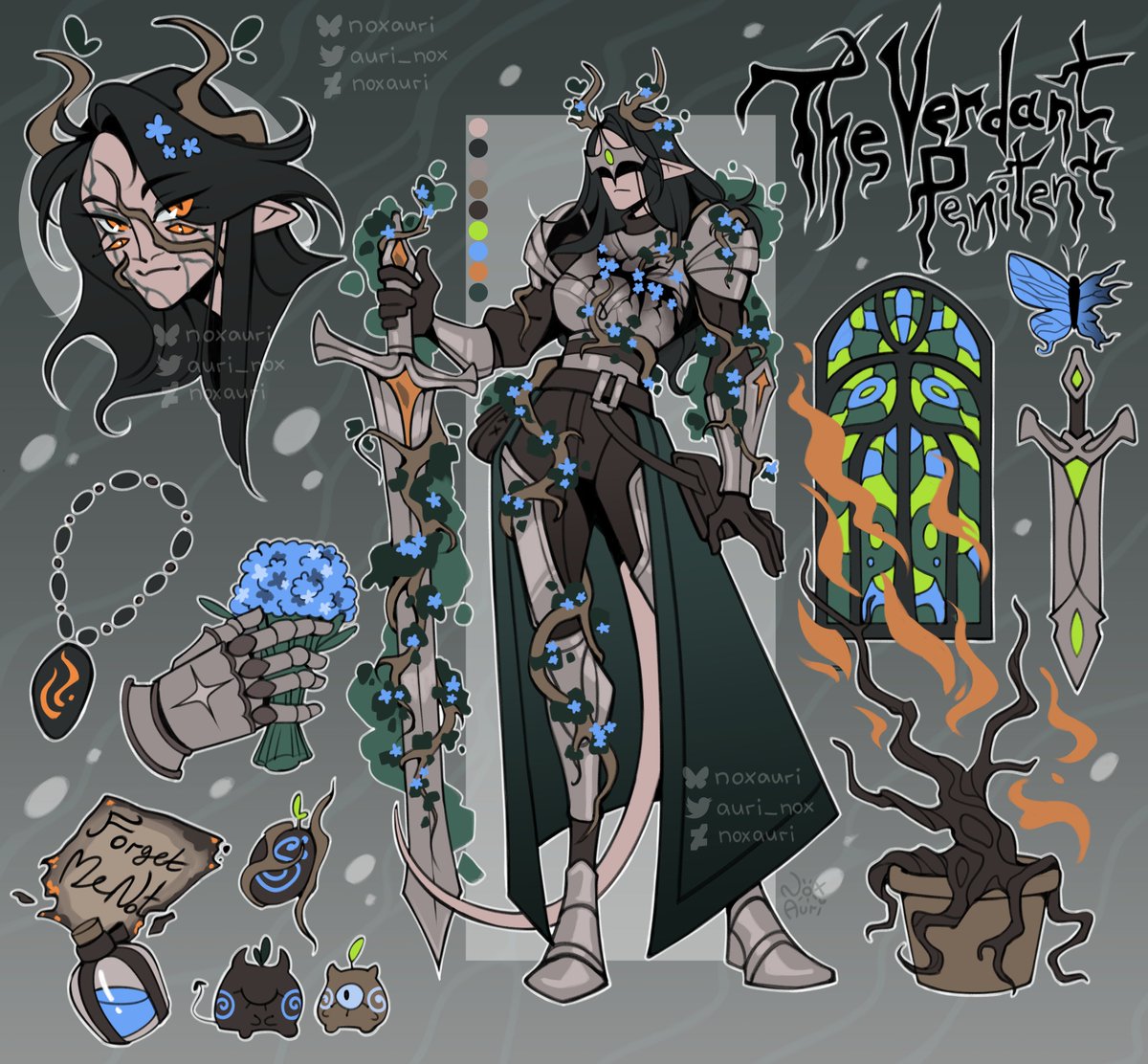 auri_nox's tweet image. 🦋🔥The Verdant Penitent adopt auction! 🔥🦋

SB: 200 usd
MI: 10 usd
AB: 600 usd (+halfbody drawing)

🌿 Please bid below or dm me! 🌿
❤️ Payment via Boosty or Easystart ❤️

#dndcharacter #dnd #characterdesign #adoptable #adoptauction