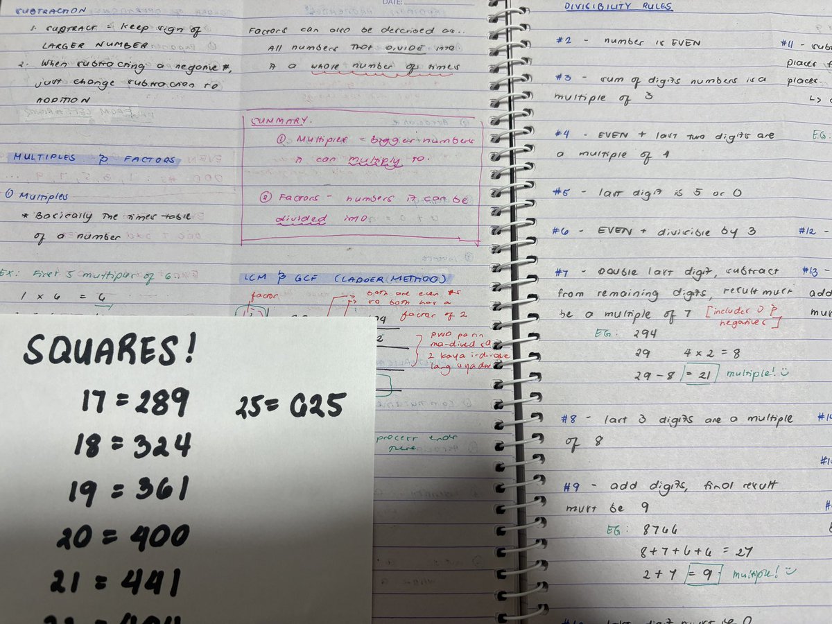 maaansanas's tweet image. 042926 #ananstudylog

— quick run through sa mga natirang arithmetic lessons ko heh
— focused on chem! to be specific quantum numbers n electron configuration (i SUCKED balls at this + super nakakalito nito kaya i needed to #focus)

a more productive day to come tomorrow! 🙂‍↕️