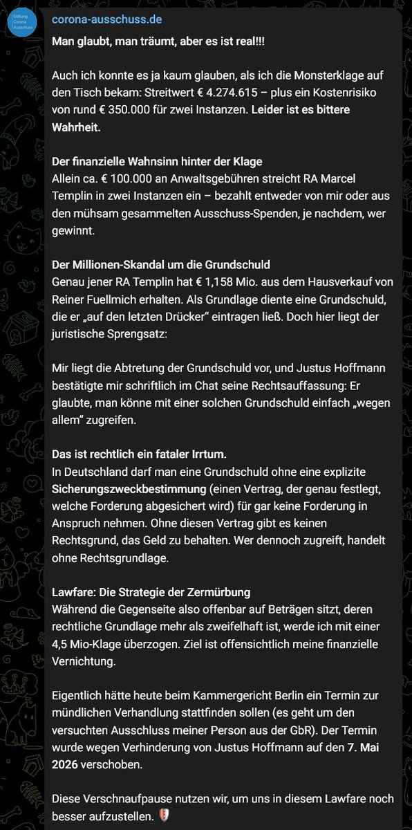 MaltusPanda's tweet image. HAHAHA! Im #Corona Ausschuss verklagt man sich mal wieder gegenseitig. Diesmal geht es um Millionen :-)
Na ihr Zahlschafe - seht ihr, was mit eurem Geld passiert? Nix Aufklärung und so...
