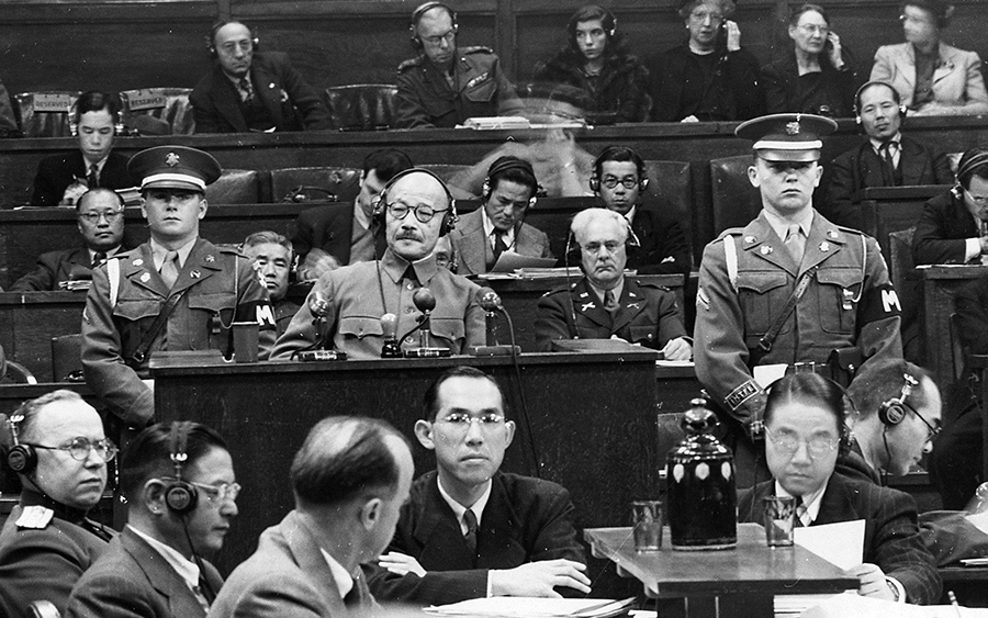 WWIIpix's tweet image. This day in 1946, begin of the Tokyo War Crimes Trials, lasting until November 1948.

Separate Allied trials across Asia prosecuted over 5,700 lower-ranking personnel for conventional war crimes, with more than 900 sentenced to death. #WW2