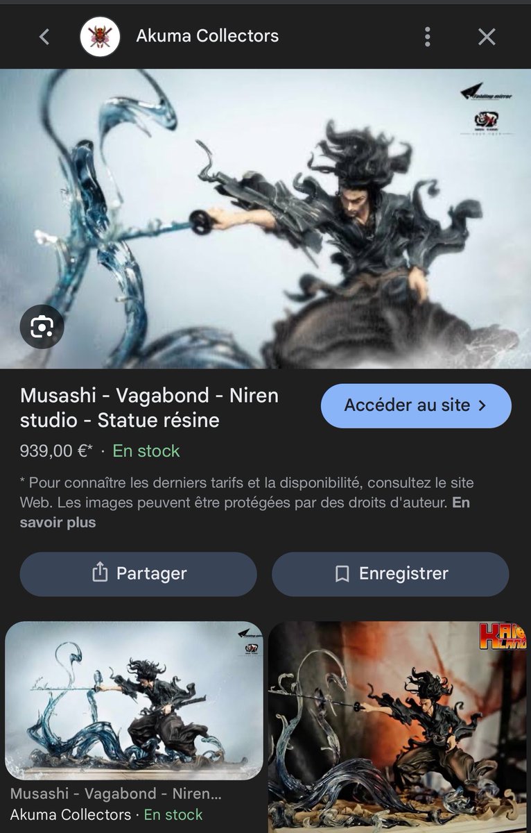 Moi je dis, ils ont voulu faire comme l’une des rare figurine de Musashi dans vagabond