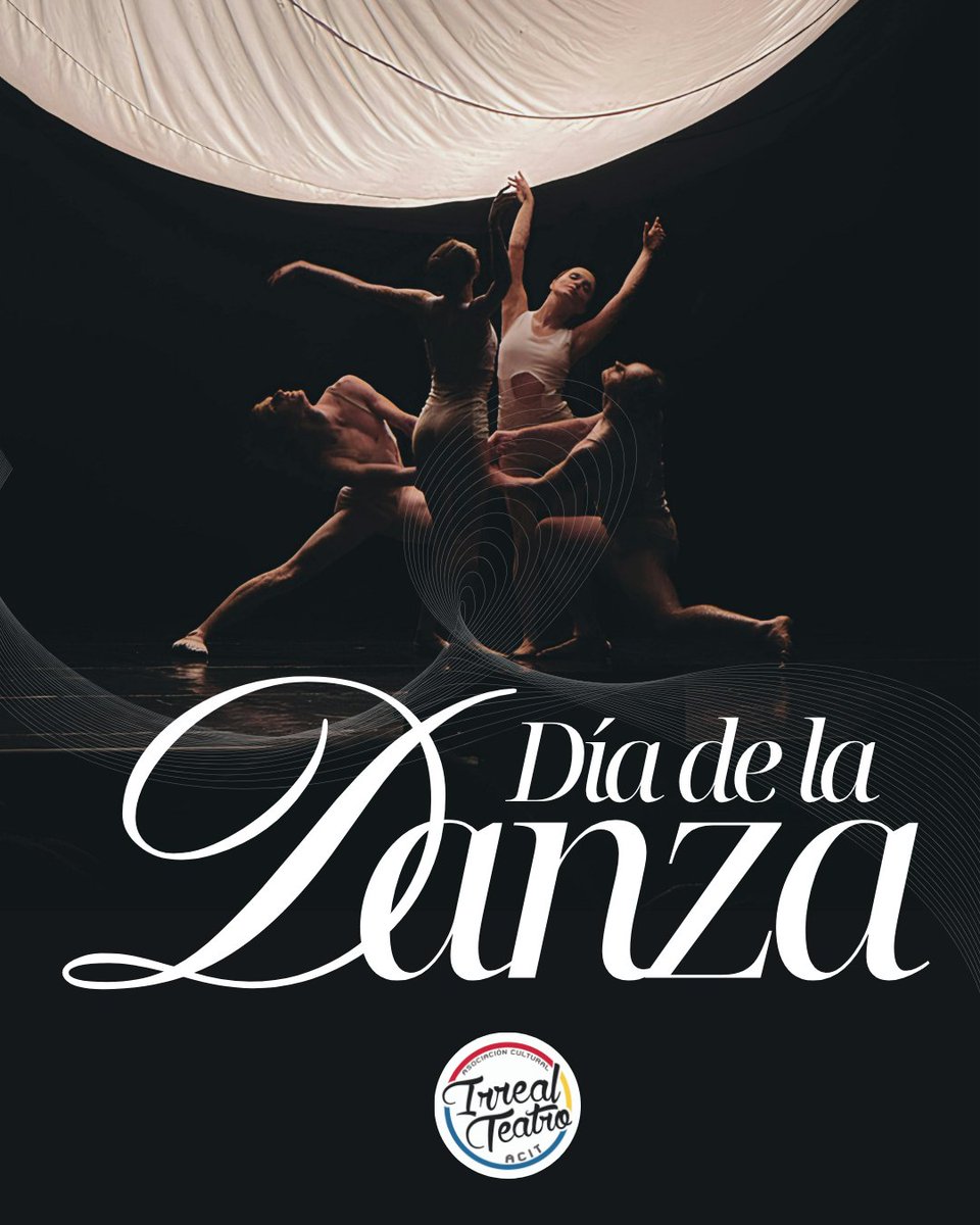 lairreal's tweet photo. ¡Hoy celebramos la danza! 💃🕺
El cuerpo que se eleva, que sostiene, que escucha y se transforma en el encuentro.

#irrealteatro #danza #DíaDeLaDanza #cultura #arte #CulturaVivaComunitaria https://t.co/zKgwQpyKc4
