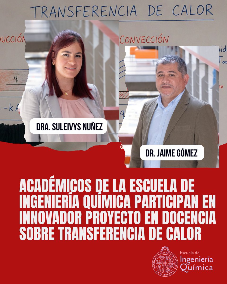 Escuela de Ingeniería Química PUCV tweet media