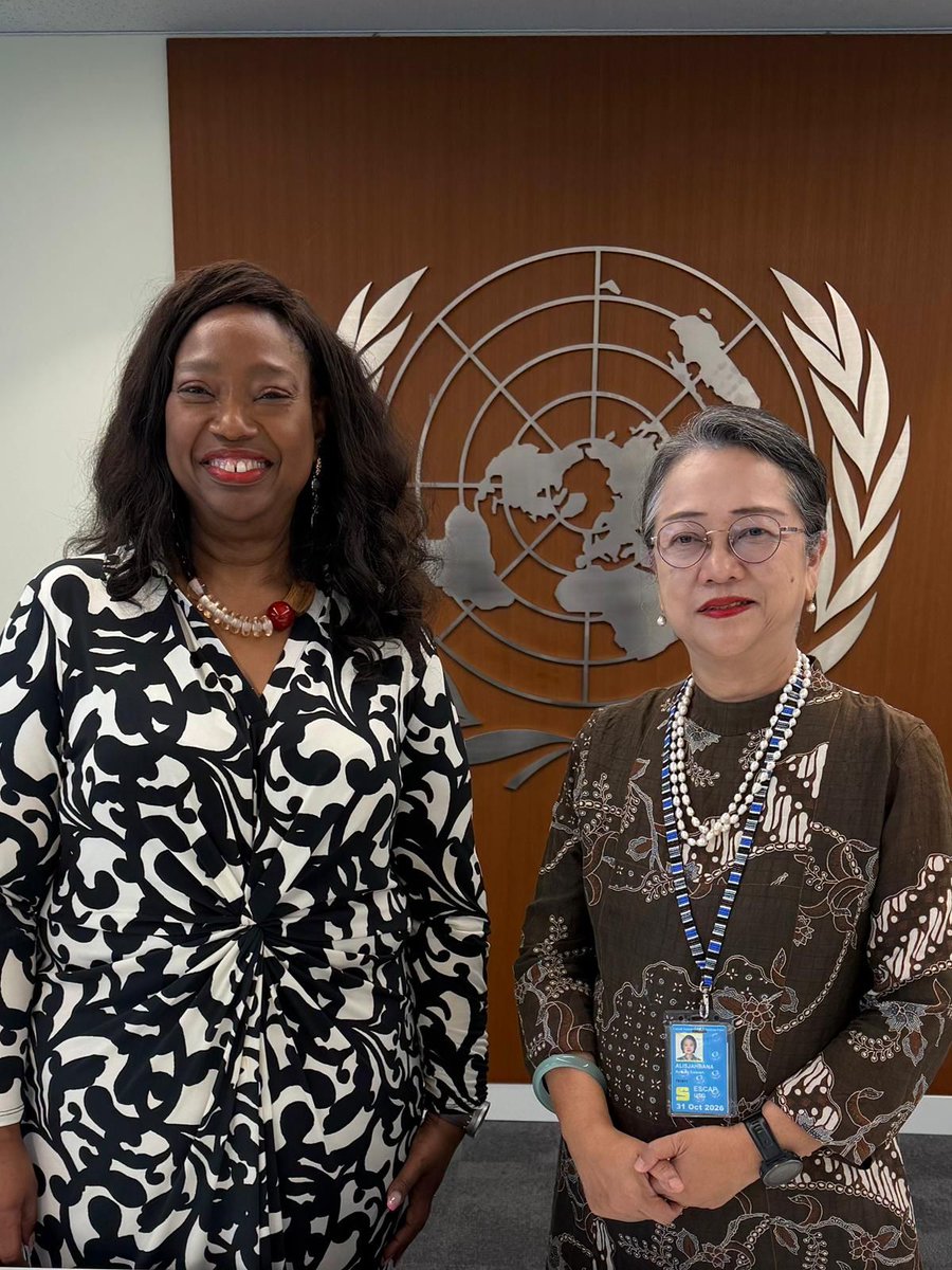 KoneSonja's tweet photo. A joined-up #OneUN 🇺🇳 means combining policy leadership with operational scale. Substantive exchange with @UN_Armida on opportunities to support @unescap's regional priorities. With 100+ colleagues on the ground in Bangkok, @UNOPS is well-positioned for deeper collaboration. 🤝 https://t.co/2JfkMZsnqA