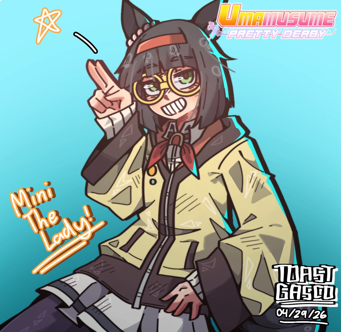 I drew a smiling horse, a bit freaky
Mini the Lady Uma Musume
#ウマ娘 #UmaMusume #ウマ娘英訳 #rkgk
