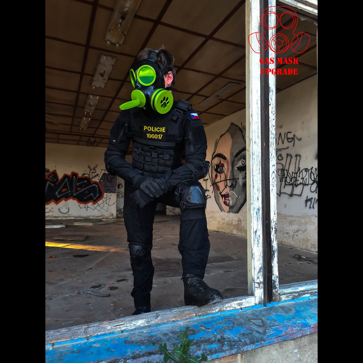 GasMaskUpgrade's tweet photo. Green is not just a color, it's a style💚 https://t.co/w9Ia4XmYSQ