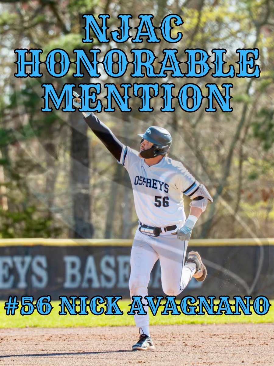 Stockton_BSB's tweet photo. Congrats Nick Avagnano &amp; Dom Vizzoni on NJAC All Conference honors! Avagnano’s second consecutive all conference honor, along with a handful of program records. Vizzoni provided strong defense, timely hitting &amp; speed to the lineup in his second year! #rollspreys #spreysflyhigher https://t.co/O77zsWsJ0x