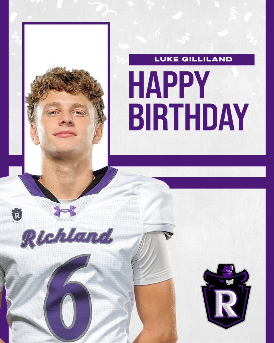 Richland_FB's tweet image. Happy Birthday, LUKE! 🏈

#WeAreRichland | #TTP | #Westside