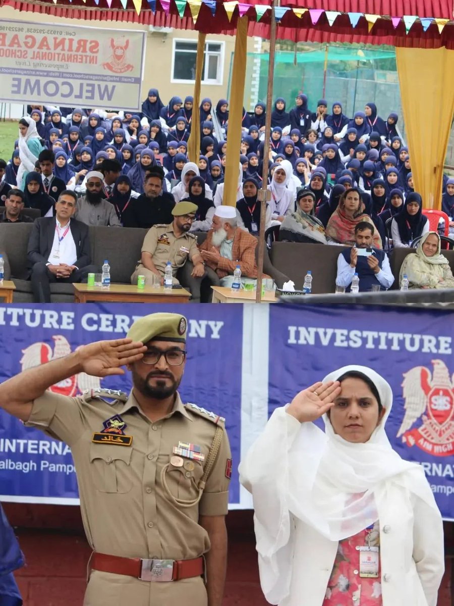 Kashmir_Positiv's tweet image. SHO खालिद फ़ैयाज़ ने श्रीनगर इंटरनेशनल स्कूल में युवा नेतृत्व को जिम्मेदारियां सौंपीं।
SIS पटलाबाग, पंपोर में इन्वेस्टिचर सेरेमनी 2026 का भव्य आयोजन,
नई स्टूडेंट काउंसिल का गठन—नेतृत्व, अनुशासन और जिम्मेदारी को बढ़ावा देने का संकल्प।
#Kashmir