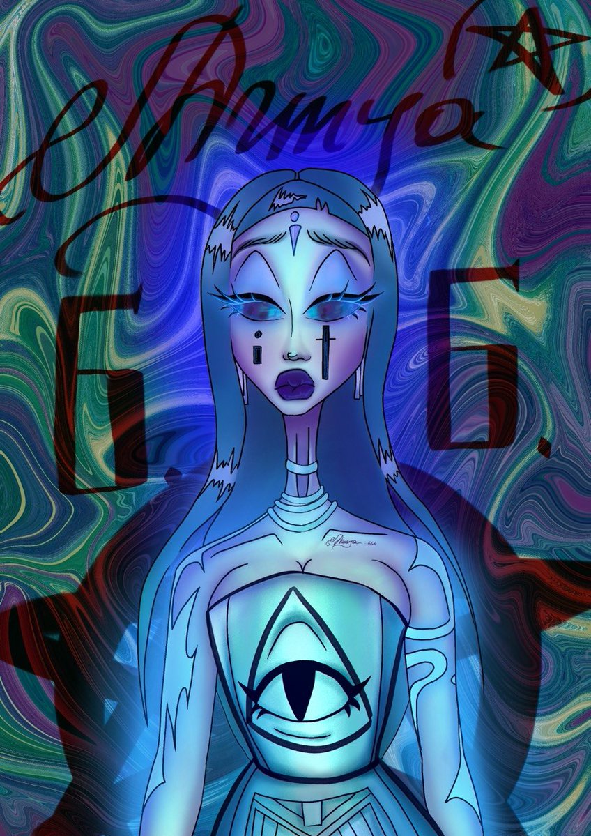 dunja_666's tweet image. Oh my gosh, 
you don't believe it 😈

               ✨ NEW ART ✨
✨The Iron Lady✨
She is a rock
with metal beneath her skin..

🌜 #newart #NFT #Art 🌛