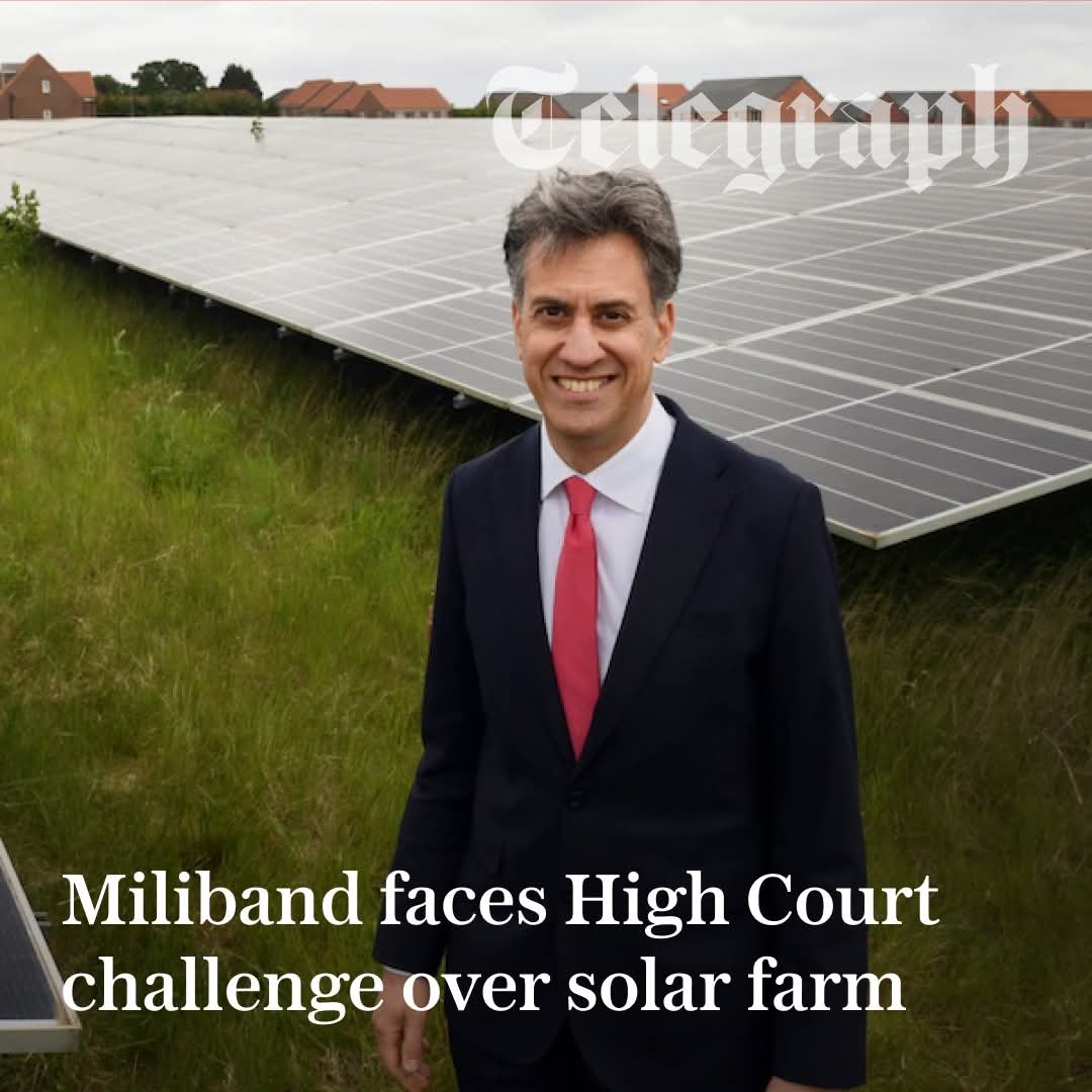 JosephW56436640's tweet photo. This is what Ed Miliband wants...
He wants Farmer's to face losing their farmland to grow our food, and to destroy our green spaces and nature, all for #SolarFarms!
Ed's also a bird killer, as he loves Pylons, which will be required for this!
#NeverTrustLabour
#NeverVoteLabour https://t.co/lTZMflIRxg