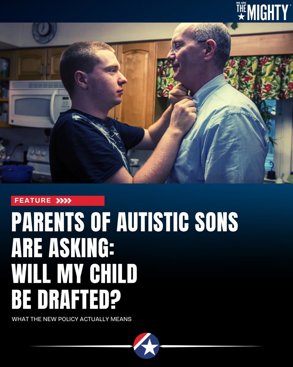 WeAreTheMighty's tweet image. Will automatic selective service impact our #autistic family or friends? People are worried, so we have everything you need to know to be prepared.

trib.al/BsuNbym