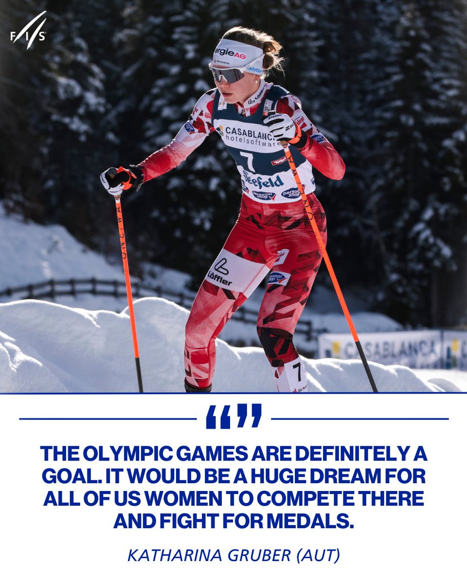 fisnoco's tweet image. New interview on our website🤓

Get to know rising star Katharina Gruber🇦🇹 who celebrated her first World Cup win🏆 last winter and became Junior World Champion🥇

Her biggest dream: fight for Olympic medals✨

🔗 shorturl.at/1BBdL

#fisnoco #nordiccombined #wintersport